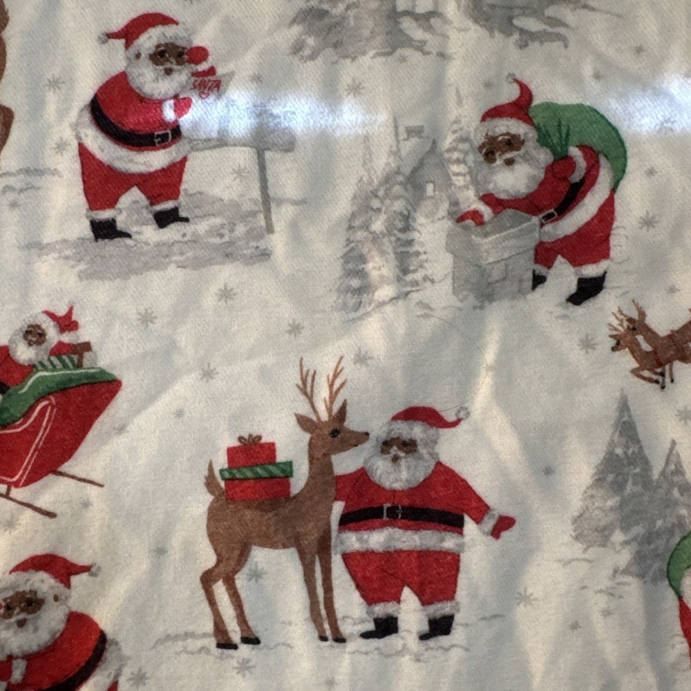 Pottery Barn Kids ADULT Large Flannel Pajama‎ Set Christmas Mens Womens Reindeer